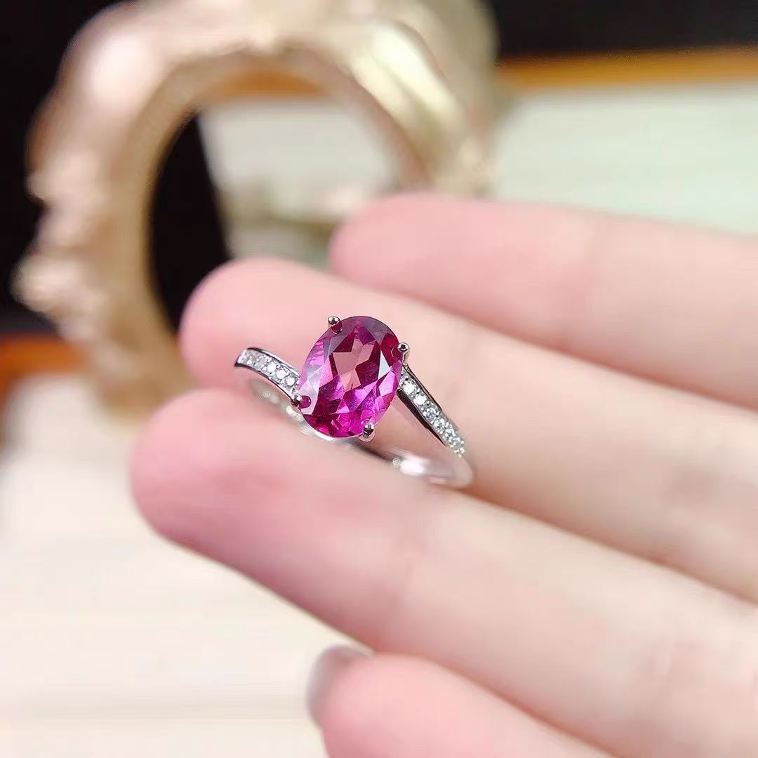 Topaz Ring For Women Minimalist And Trendy In Japanese And Korean Styles