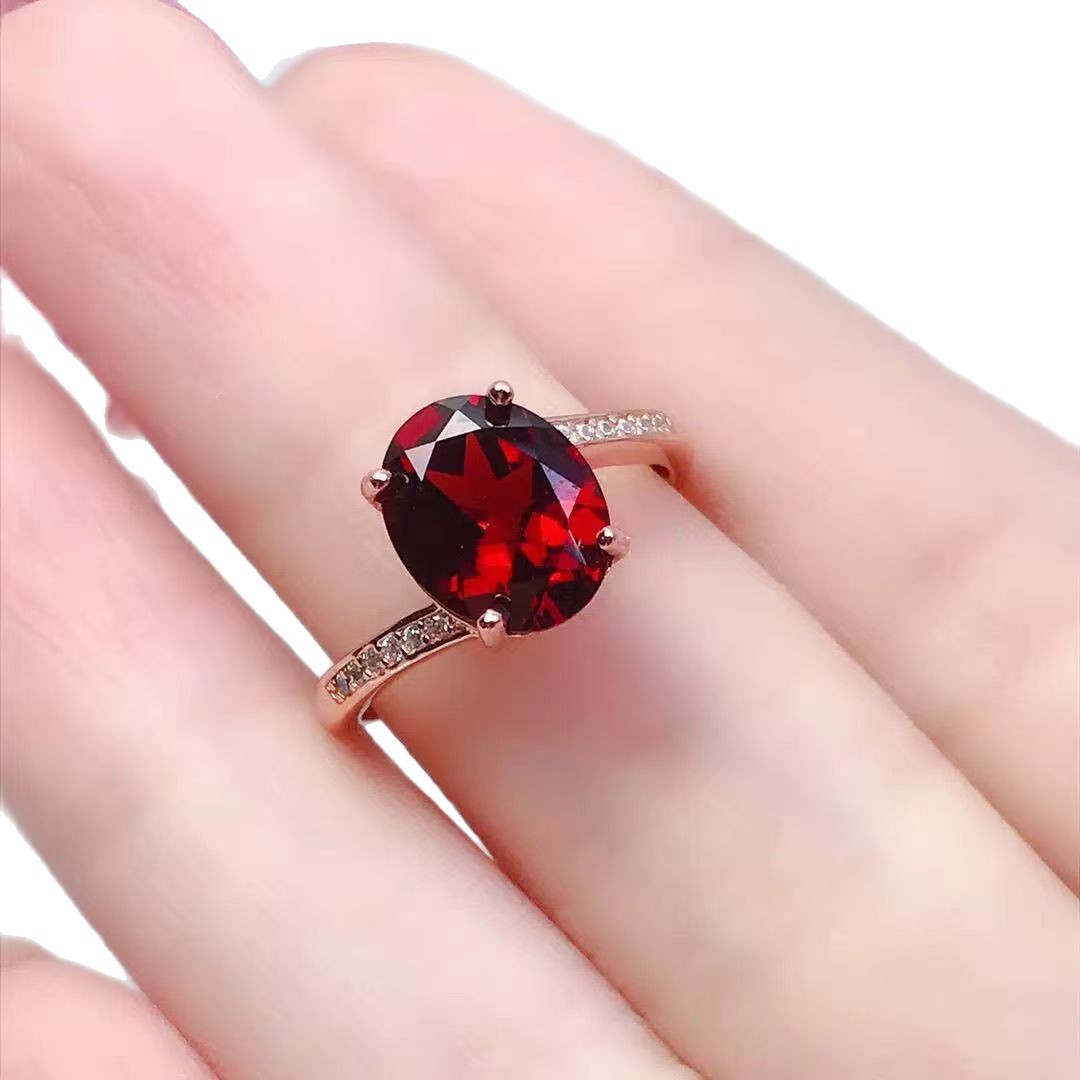 Topaz Ring For Women Minimalist And Trendy In Japanese And Korean Styles