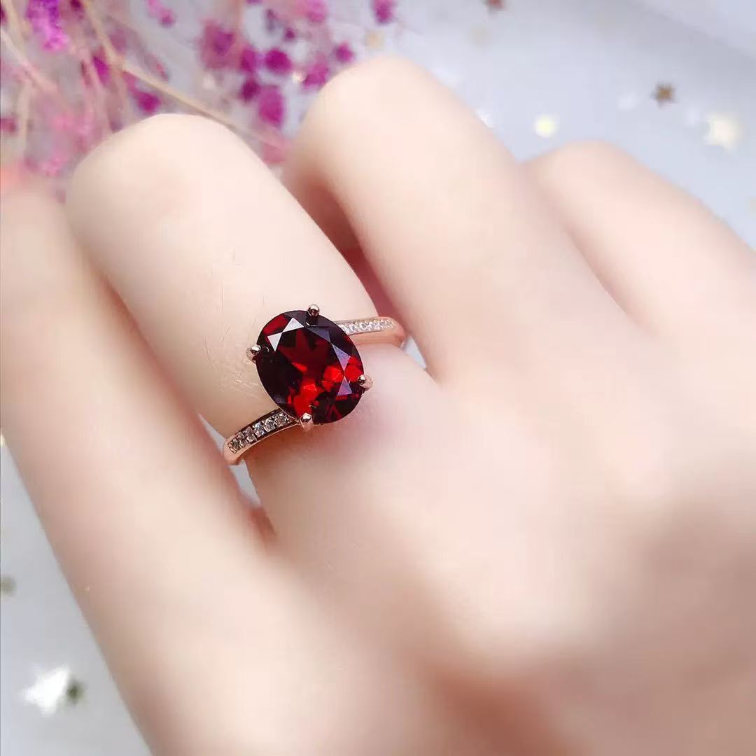 Topaz Ring For Women Minimalist And Trendy In Japanese And Korean Styles