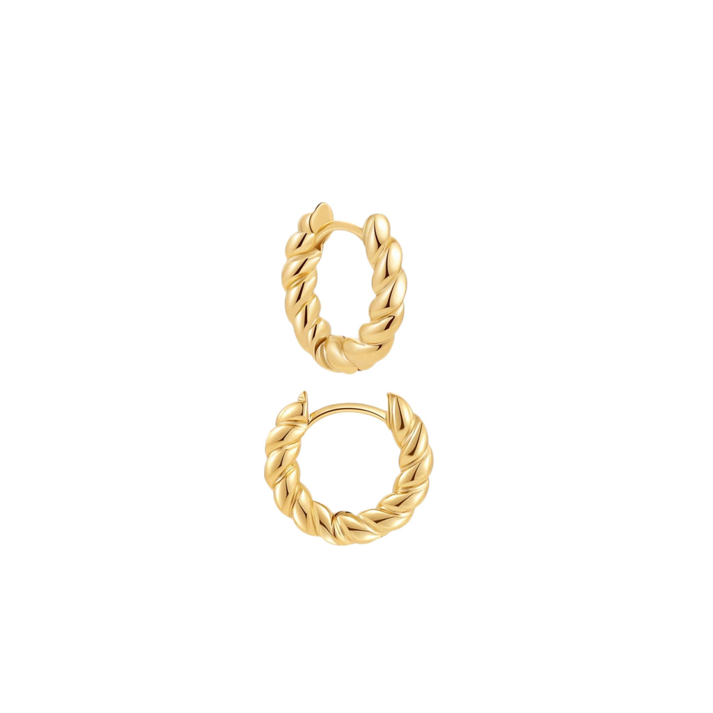 Twisted-Thread Ear Clips For Women Niche Design